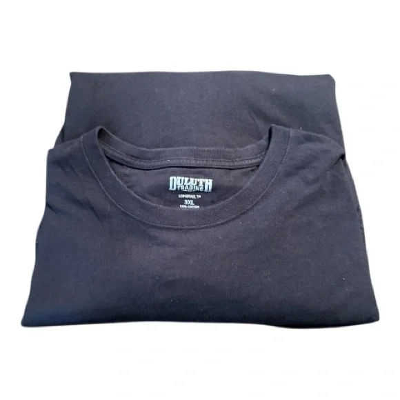 DULUTH TRADING CO. Men’s Longtail T Straight Cut Extra Length 3X Navy - Picture 9 of 9